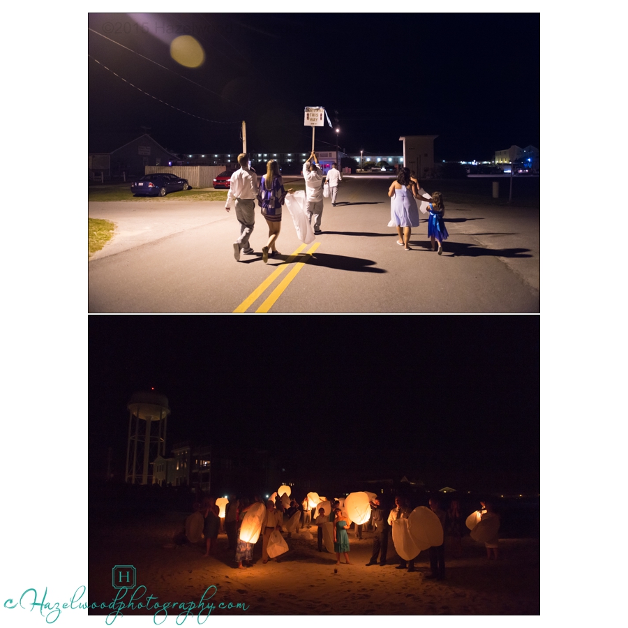 Chinese-sky-lantern-wedding-beach