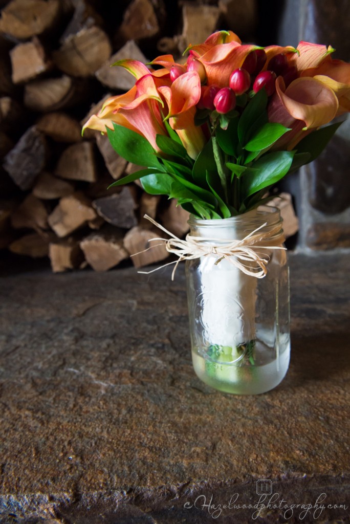 fall-wedding-orange-calla-lilies